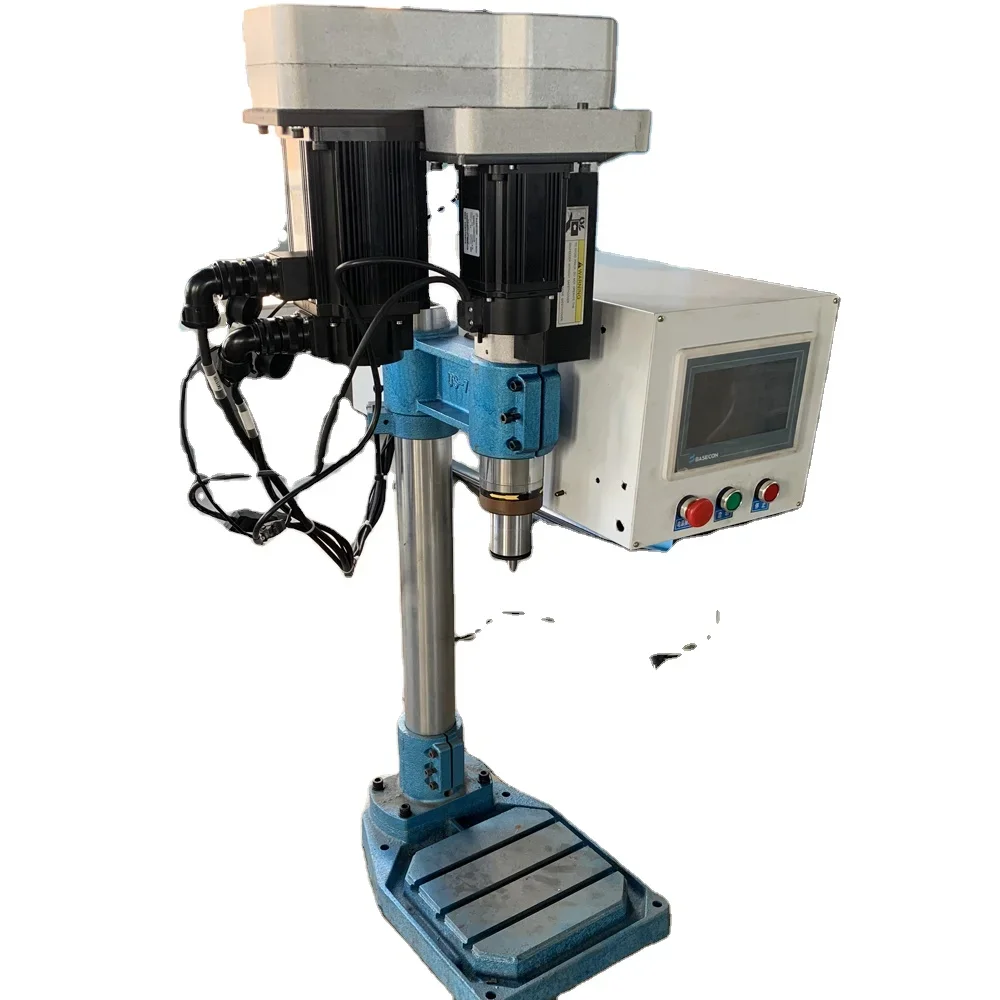 

Dual servo drilling machine, automatic tapping integrated and machine