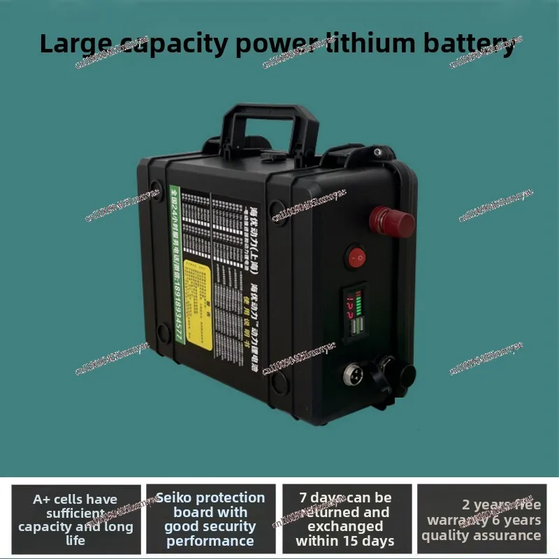 الدفع الكهربائي البحري بطارية ليثيوم ذات سعة كبيرة 12V24V36V48V60V100AH-300AH في الهواء الطلق #2