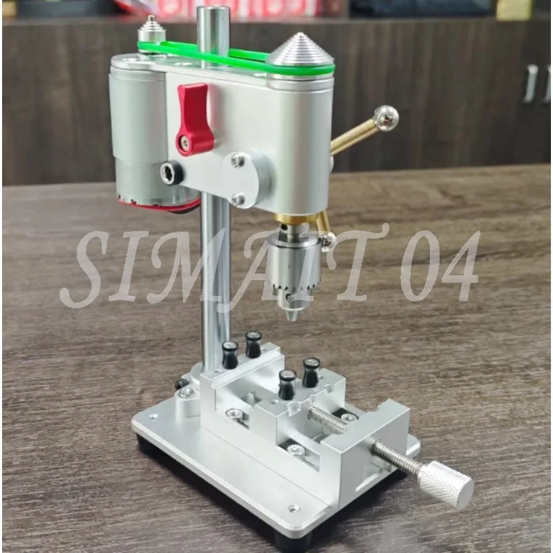 High-Precision Mini Bench Drill 220V Small Drilling Machine for Micro Precision Watch Repair