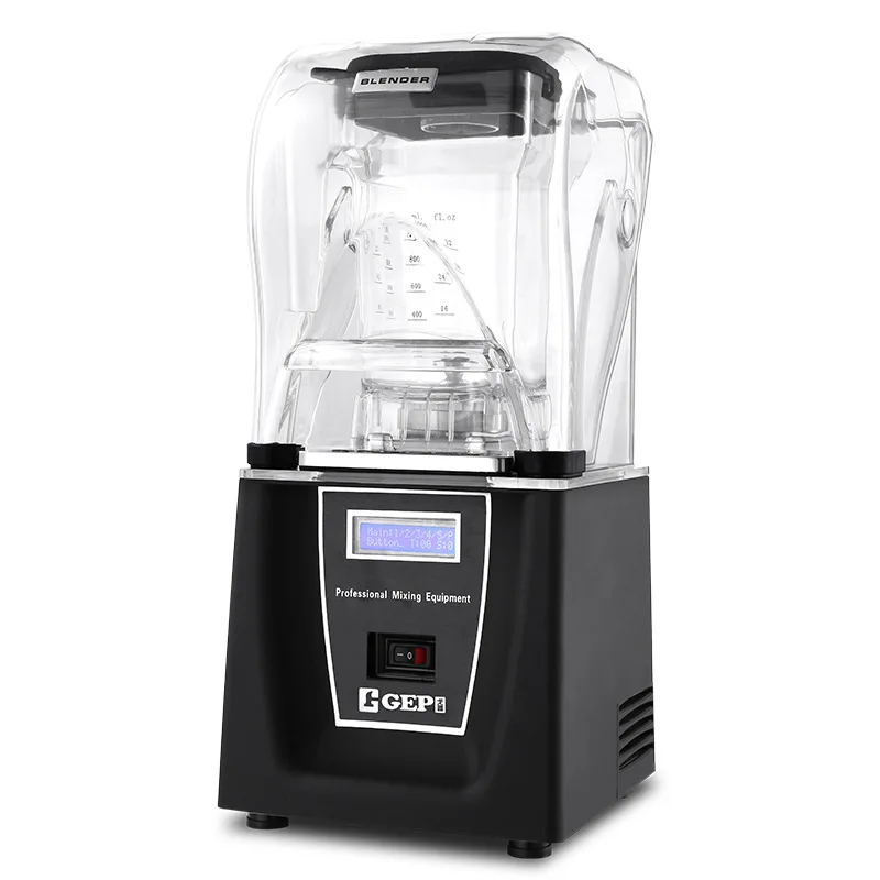 1L 1800W Heavy   Ice Blender Commercial Smoothie Maker Ice Crushing Machine Food Processor Juicer for Kitchen