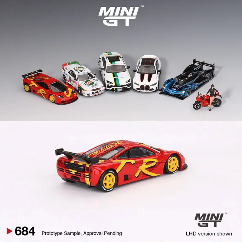 

MINIGT 1:64 Model Car F1 GTR 1996 Presentation Alloy Die-Cast Sport Vehicle #684