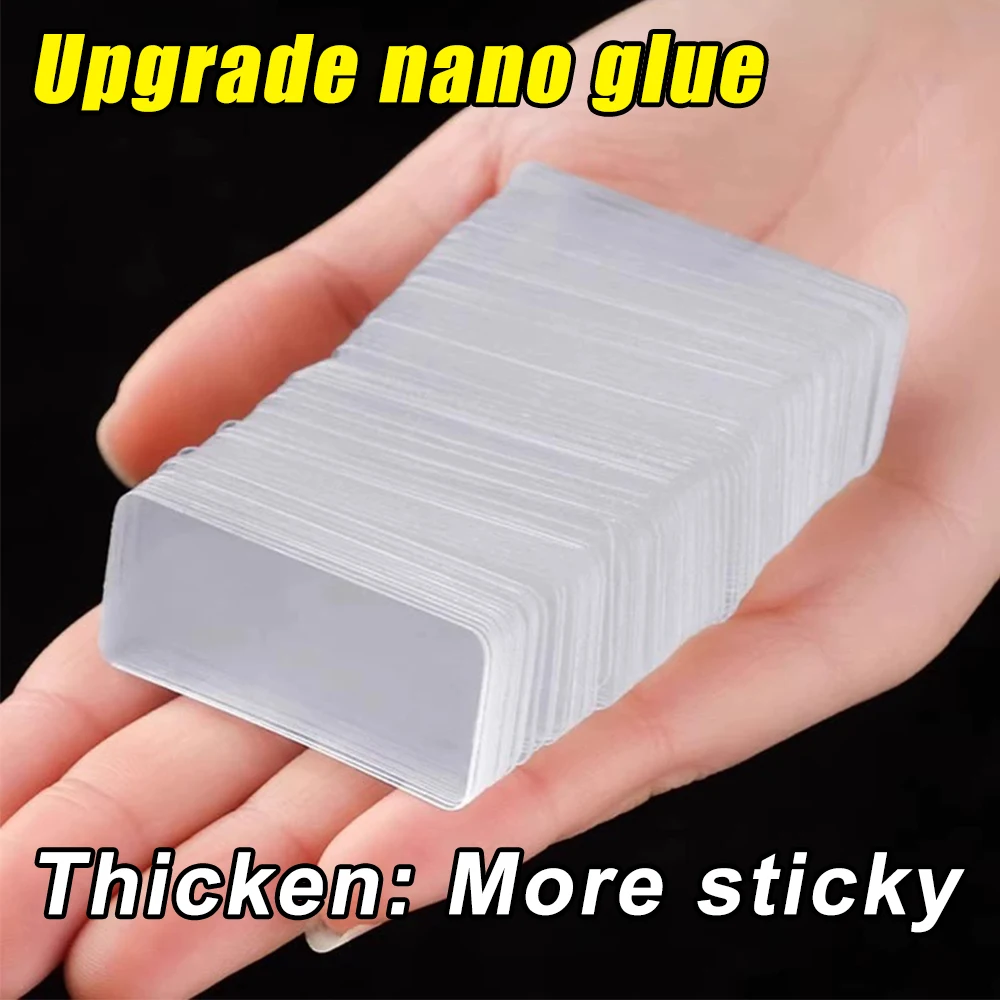 Box Nano Double Sided Adhesive Tape Clear Strong Reusable Wall Car Sticker Sticky Balloon Traceless Poster Tapes Nail Free
