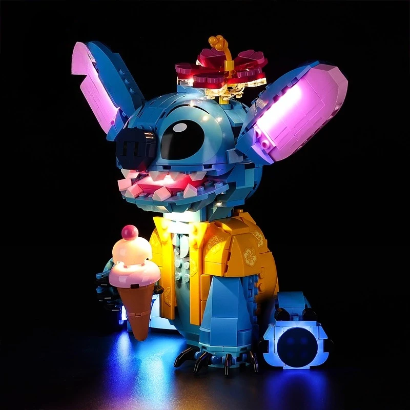 No Model LED Lighting Set Suitable for LEGO Stitch 43249(Excluding Building Blocks)