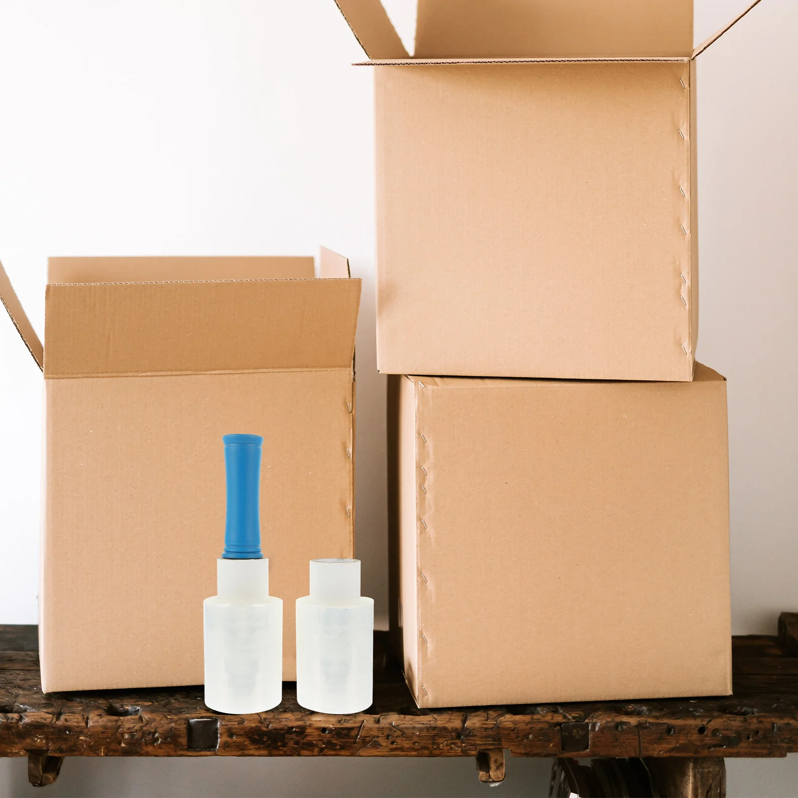 Handle Stretch Film Shrink with Wrap Wrapping or Practical Industrial Clear Packing Lldpe New Material Handheld Heavy Duty