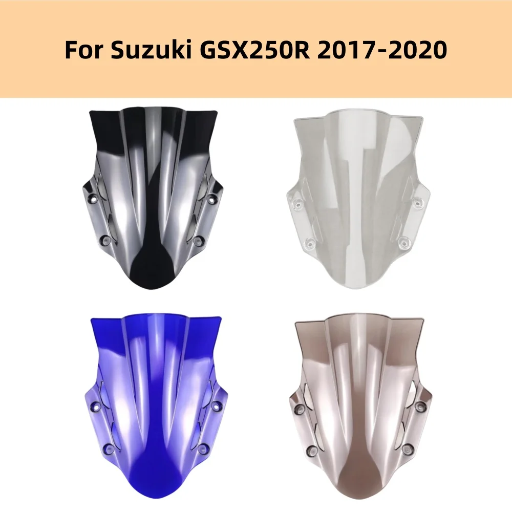 

GSX250R Windshield Windscreen Deflector Double Bubble For Suzuki GSX250R 2017-2020 GSX 250R GSX250R GSX-250R GSX 250 R GSX-250 R