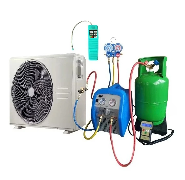 RR500 Refrigerant Recovery Recycling Machine Support R32 R1234YF R410A R134a Suitable For Car AC HVAC System