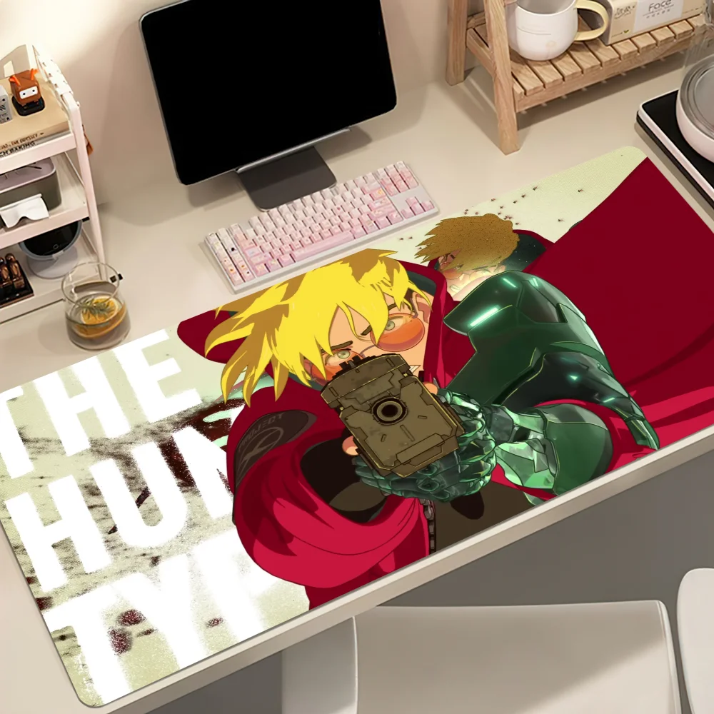 T-Trigun Anime Mouse Pad Non-slip Thickened MousePad Student Gaming Cushion Large Writing Lockedge Office