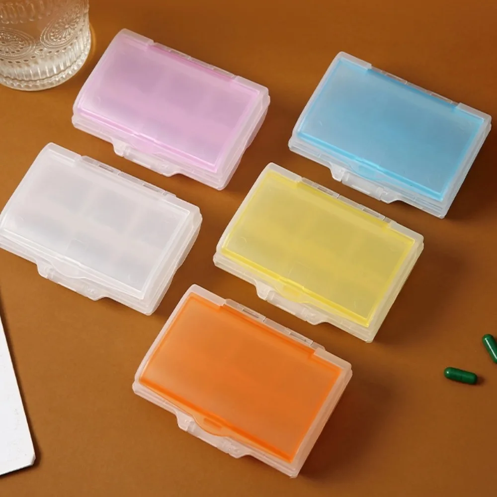 New Double-Layer Small Portable Travel 7 Days 7 Grids Pill Box Cases Container Organizer Storage for Vitamin Medicine Fish Oils