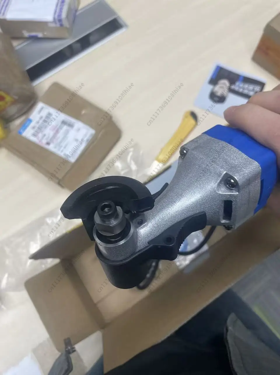 90 Degree Elbow Q6 Tile Seam Cleaning Machine Industrial Small Plug-in Angle Grinder Polishing Machine Electric Grade