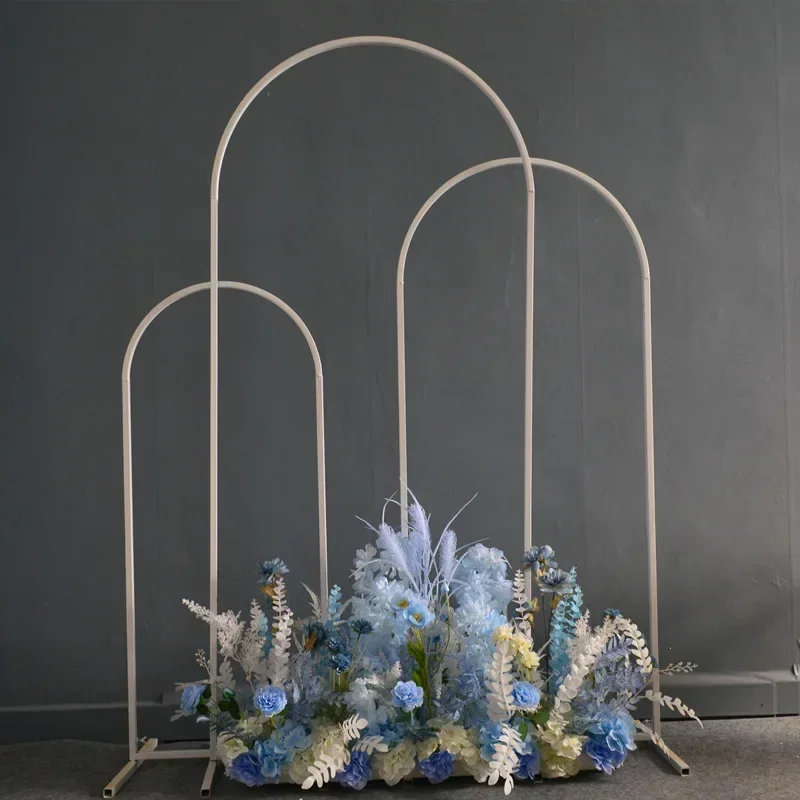 Customizable Metal Iron Stand Decorative Ornaments Outdoor Wedding Backdrop Frame Decor Layout Props Birthday Balloon Arch Kit