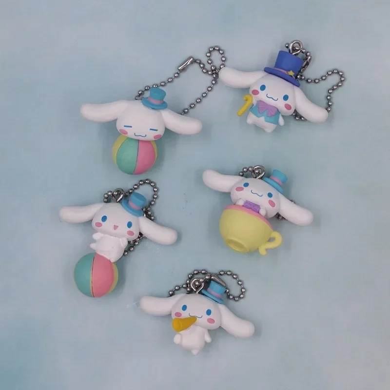 Кавайная Sanrio Cinnamoroll капсула яйцо экшн-фигурка Косплей горничная набор подарок брелок DIY патч Милая модель игрушки подарок для детей