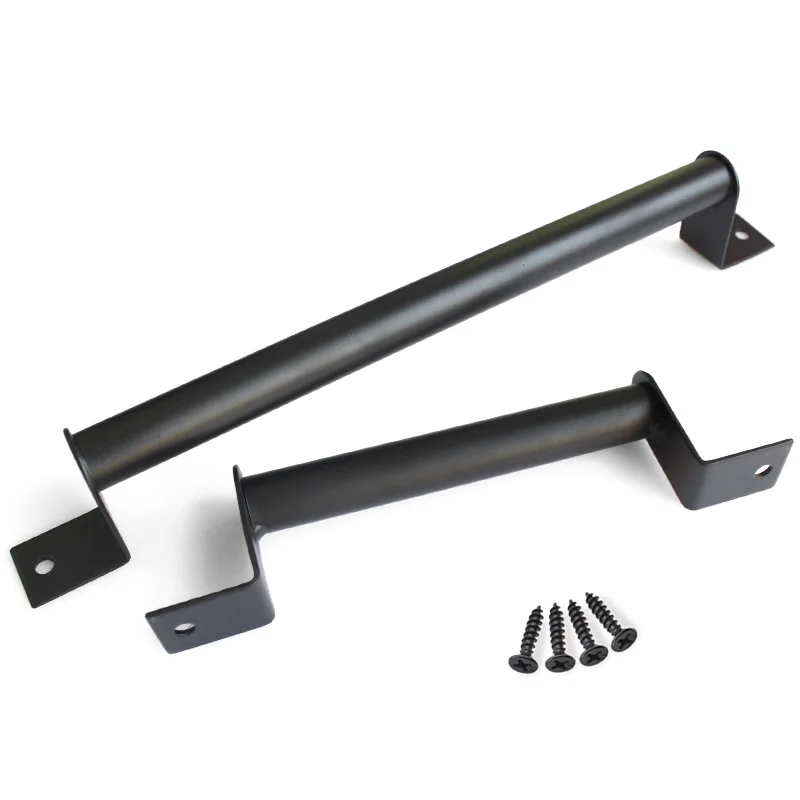 

Ручка для двери сарая, сверхмощная черная железная горячая кровать, раздвижные ворота, сарай, гаражная кухонная мебель, дверная ручка шкафа и ручки