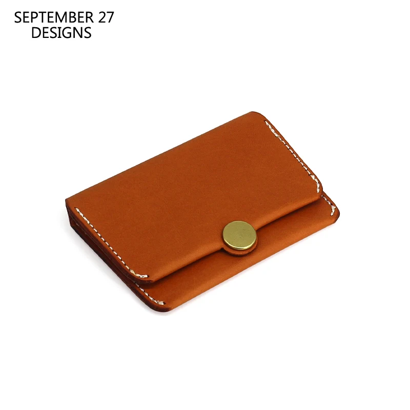 Credit Card Bag Genuine Leather Luxury Men ID Driving License Bag Women Hasp Simple Mini Purse Cowhide Bus Card Wallets