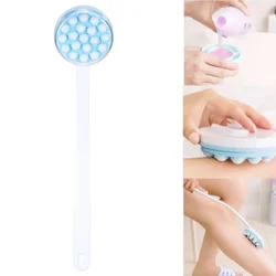 Long Handled Lotion Oil Cream Applicator Head Body Leg Back Bath Brush Scrub Massager Shower Rubbing Brush Bath Supplies Tools