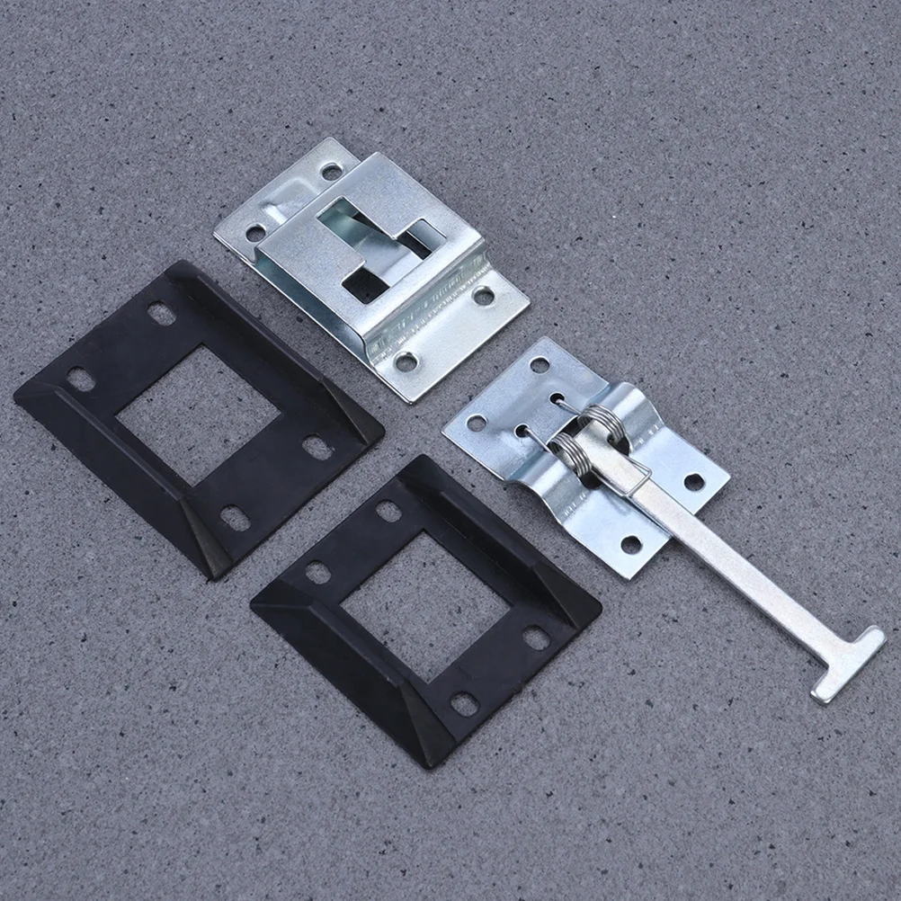 Soporte de puerta para Rv, Material fuerte, longevidad, varias propósitos, estabilidad confiable, pestillo de puerta de remolque de carga, 3 uds.
