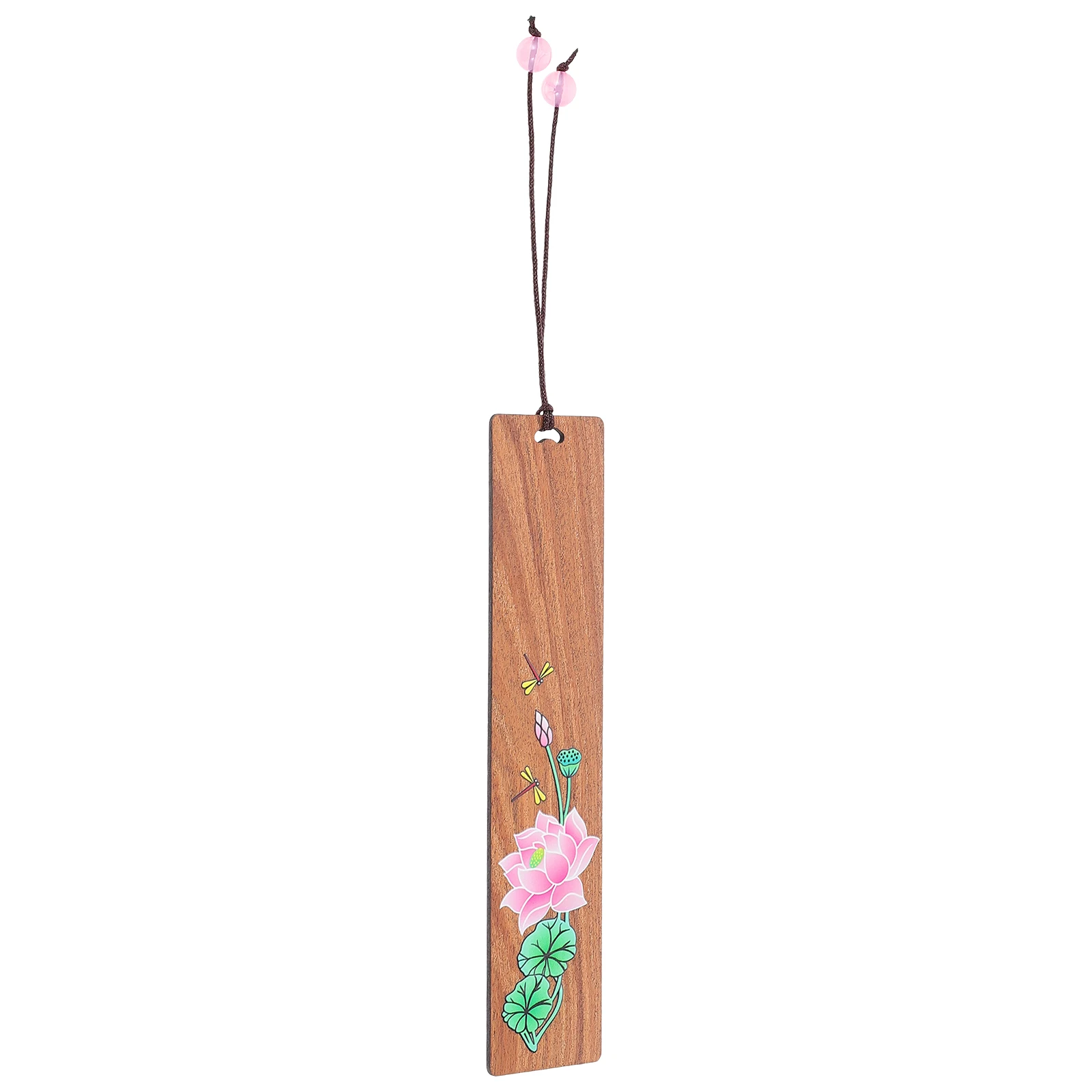 

Novelty Bookmarks Lotus Wood Page-marker Stationery Present Creative Bookmarker Student