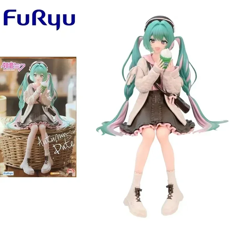

Оригинальная фигурка Furyu Hatsune Miku, осенняя одежда для свиданий, пробка для лапши, аниме-модель, статуя, кавайные игрушки, кукла для девочек и мальчиков, рождественский подарок