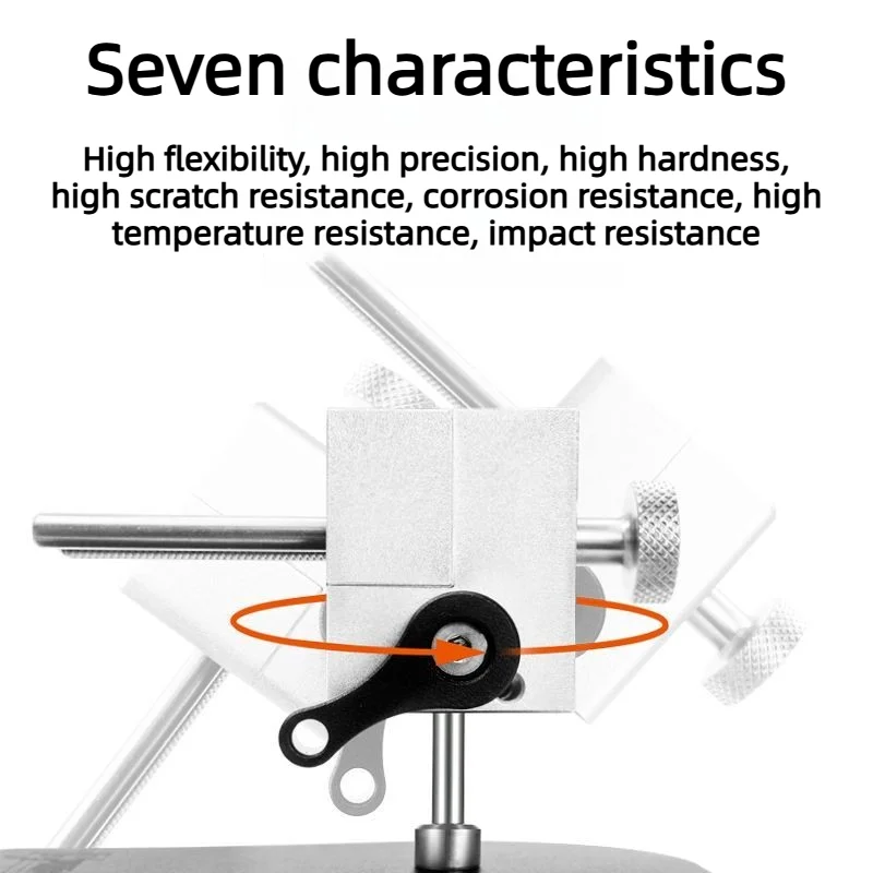 MJL 2-in-1 Mini Portable Table Vise Aluminum Alloy Compact Adjustable Clamp Precision Tool Modeling Hobby DIY Tools Accessary