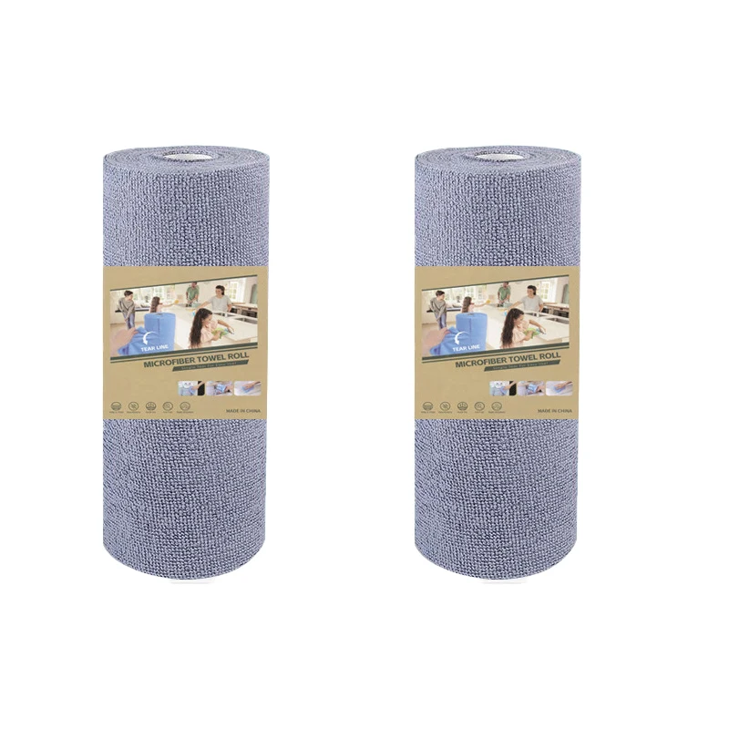 4M Wiederverwendbare Küchen-Spültuchrolle Waschbare Reinigungstücher Alternative zu Papiertüchern Saugfähiger Lappen für Wohnzimmer Schlafzimmer