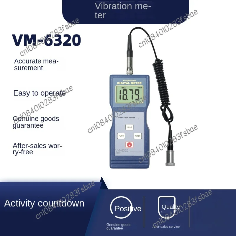 Vibroscope Vm6320 Vibrator Portable Vibration Measurement range 0.01~200 mm/s  Measurer Vibrator