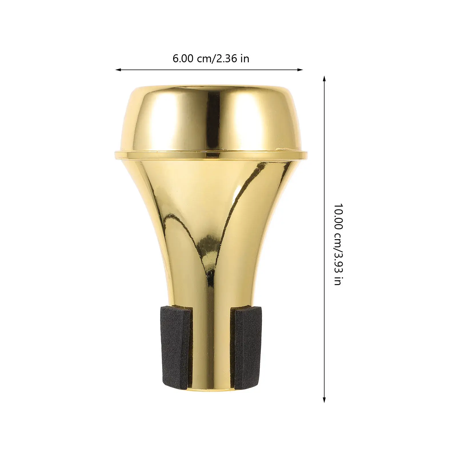 Trumpet Mouthpiece Connecting Tube Mutes Practice Brasses ABS Supplies Replacement