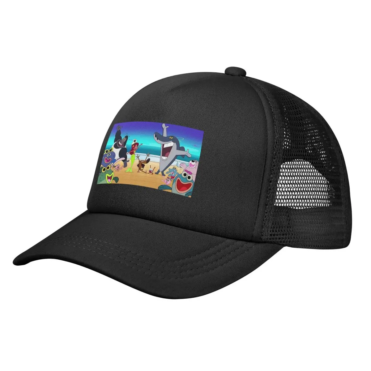 قبعات بيسبول شبكية للأطفال من Zig & Sharko Cartoons Snapback قبعات بيسبول عصرية قابلة للتنفس كاجوال Casquette للاستخدام الخارجي للجنسين #1