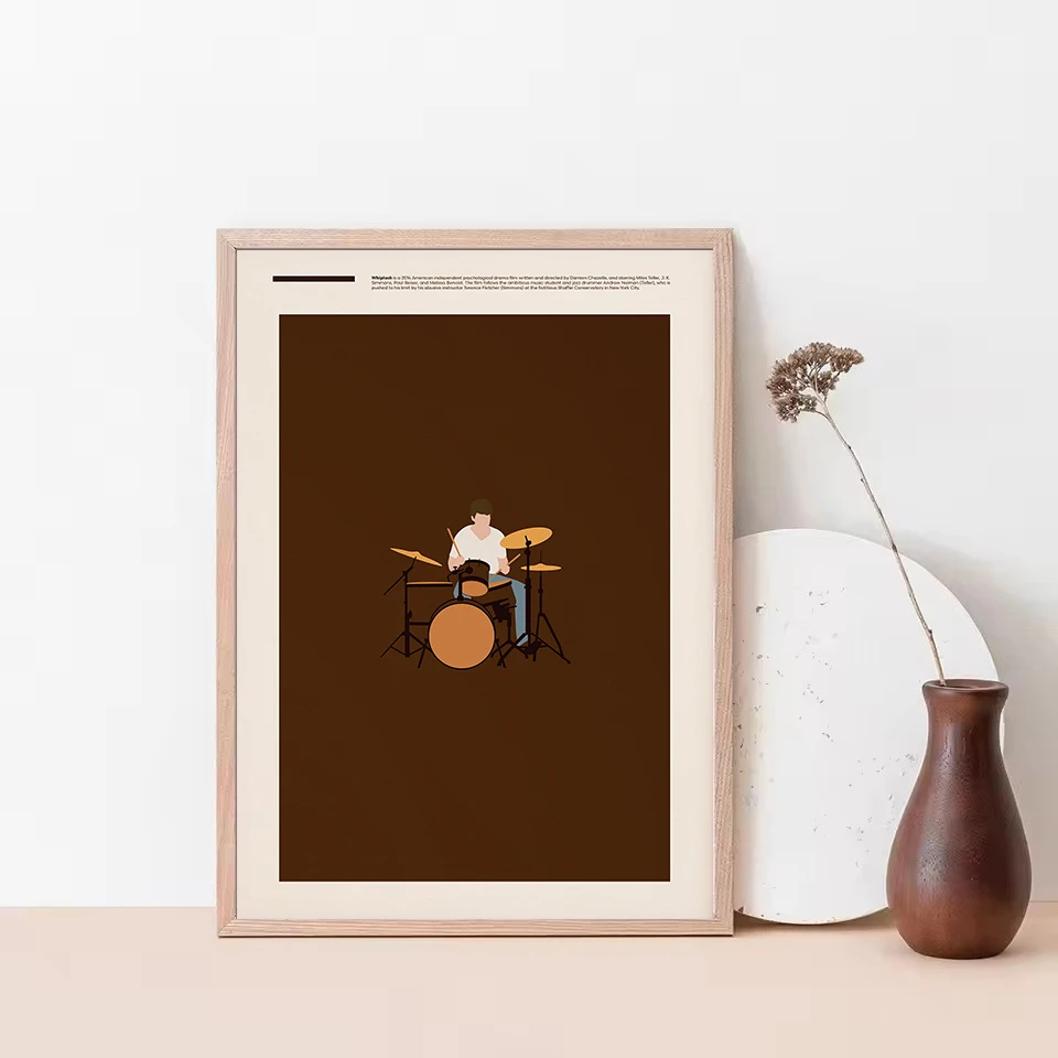 Minimalist Classic Movie Pulp Fiction,Fleabag,Whiplash Film Abstract Poster Wall Art Pictures Canvas Painting Home Dorm Decor