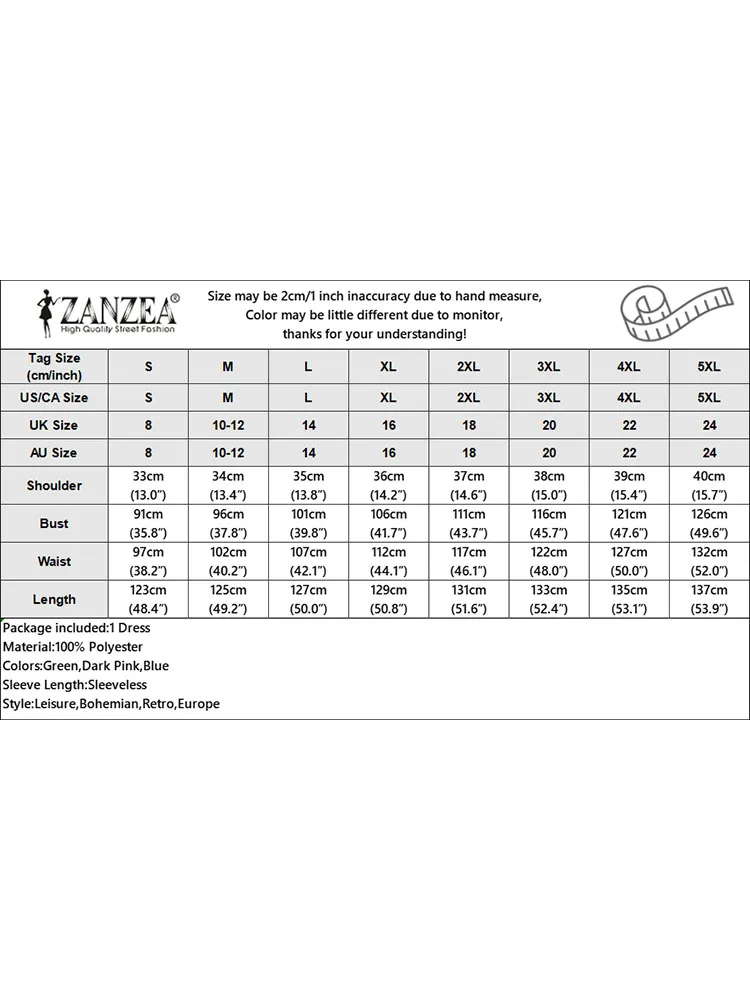 2024 ZANZEA Bohemian Sundress Women Summer Dresses Fashion Casual Ruffles Hem Long Vestido Sleeveless Floral Printed Robe Femme