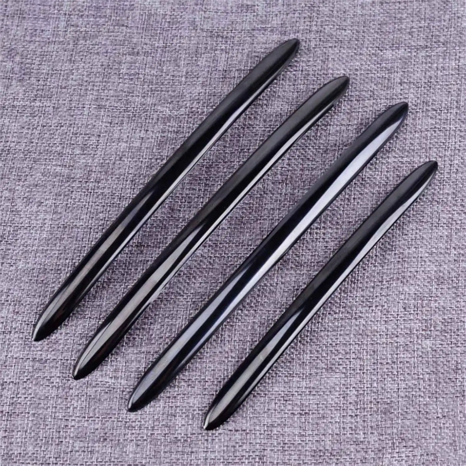 For-Bmw 5 Series F10 F18 F11 2011-2017 Stainless Steel Black Exterior Door Handle Cover Trim