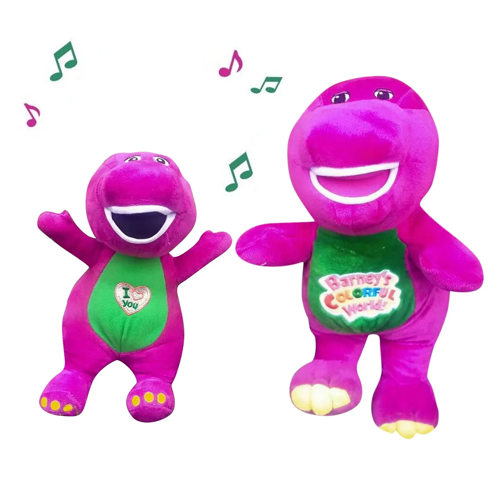 

1PCS Cartoon Style Cartoon Doll Plush Toy Adult Children's Toy Dinosaur Plush Doll With Music