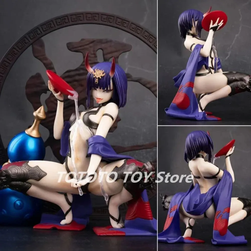 Fate/Grand Order Shuten Douji Squatting Posture Anime Sexy Girl PVC Action Figure Adult Collection Model Hentai Toys Doll Gift