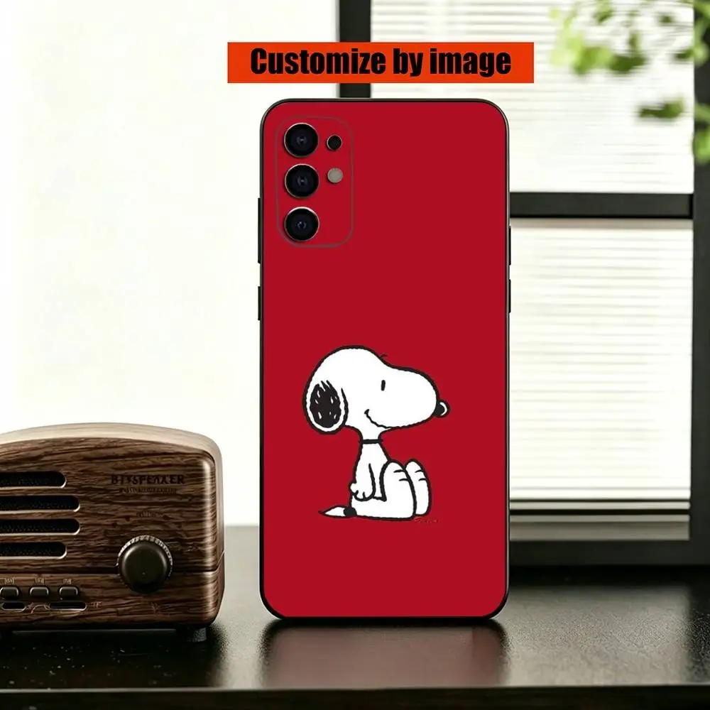 Cute S-Snoopys Gift Cartoon   Phone Case For Samsung S25,S24,S21,S22,S23,S30,Ultra,S20,Plus,Fe,Soft Silicone Black Cover view 3