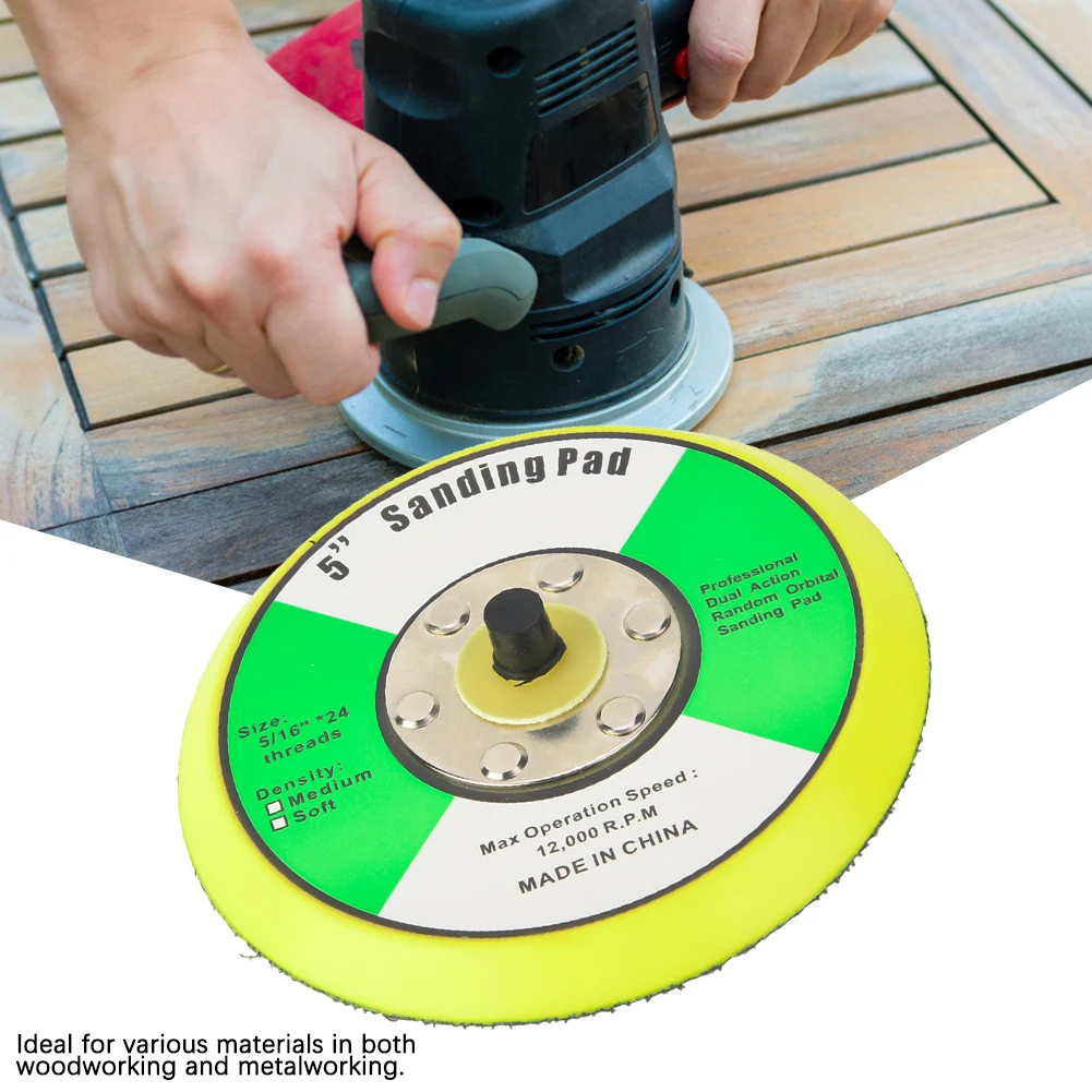 Pneumatic Grinder Self Adhesive Disc Sandpaper Polishing Sanding Pad Plate Pneumatic Sander Disc Self adhesive Disc Sanding Disc