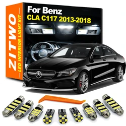 ZITWO 13Pcs LED Bulb Interior Indoor Light Kit For Mercedes Benz CLA Class C117 CLA180 CLA200 CLA220 CLA250 2013-2018 Trunk Lamp