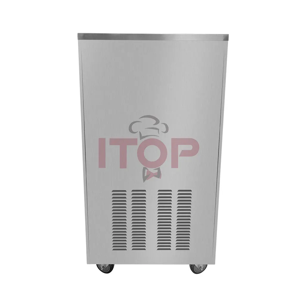 Mini macchina per la produzione di gelato da tavolo commerciale più economica con 5 sapori misti Macchina per gelato soft con touch screen