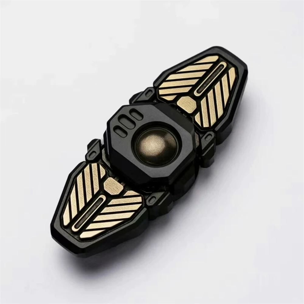 Messenger Zirkonium Legierung EDC Slider Fidget Spinner Metall Anti Stress Spielzeug ADHS Angst Relief Sensorischen Fokus Zappeln Spielzeug