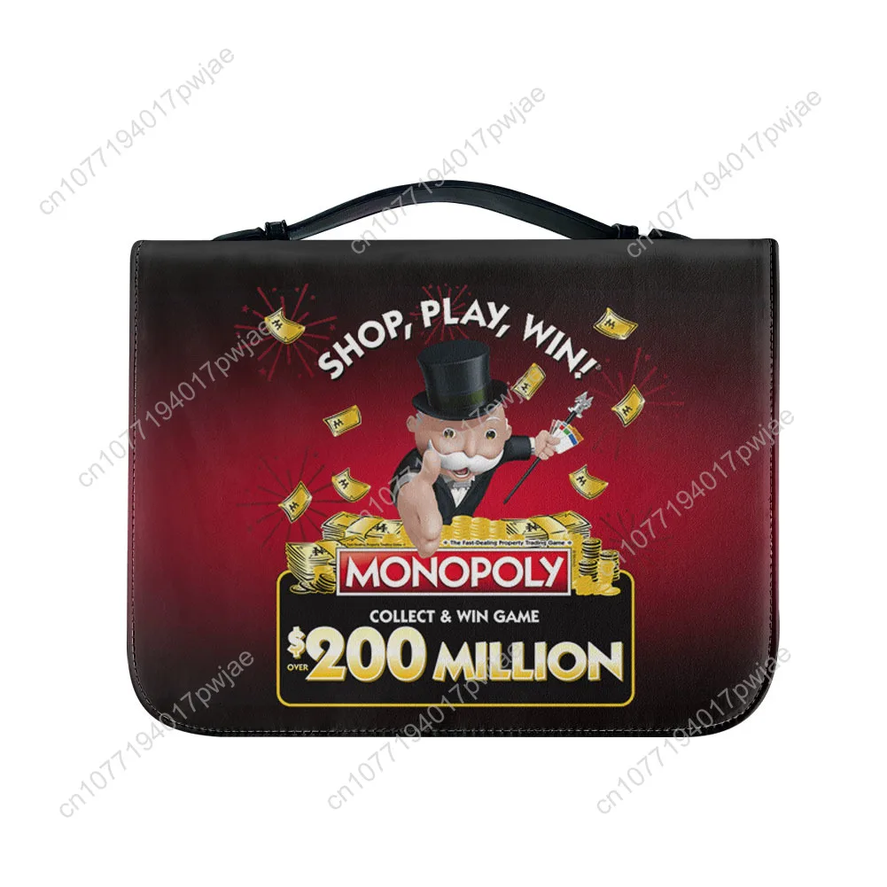 

Monopoly Millionaire Bible Bag Christian Gift Customizable Cover Bible Storage Case with Storage Pouch Cosplay Accessory Bag