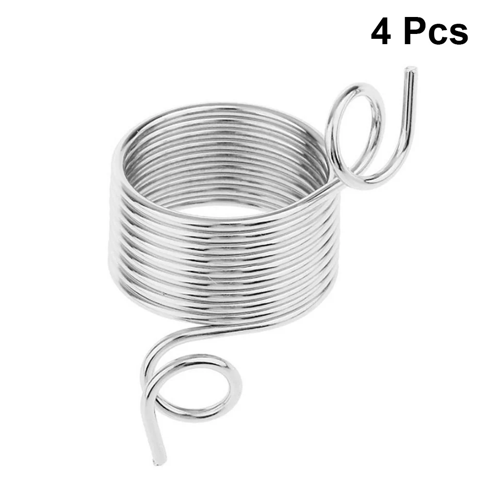 

4Pcs Stainless Steel Yarn Guide Knitting Thimble with Smooth Surface for Comfortable Crocheting and Knitting Two Yarn Guides