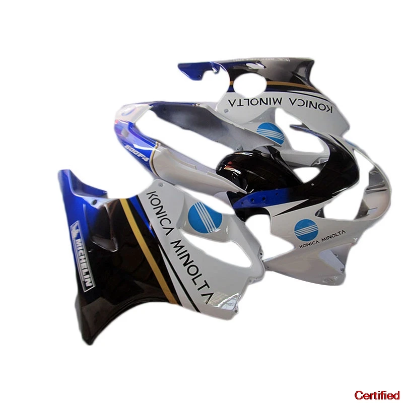 

Motorcycle fairings fit for Honda CBR600 F4 1999 2000 White black Fairing kit CBR 600 F4 99 00 fitment kits JA47 ZXMT