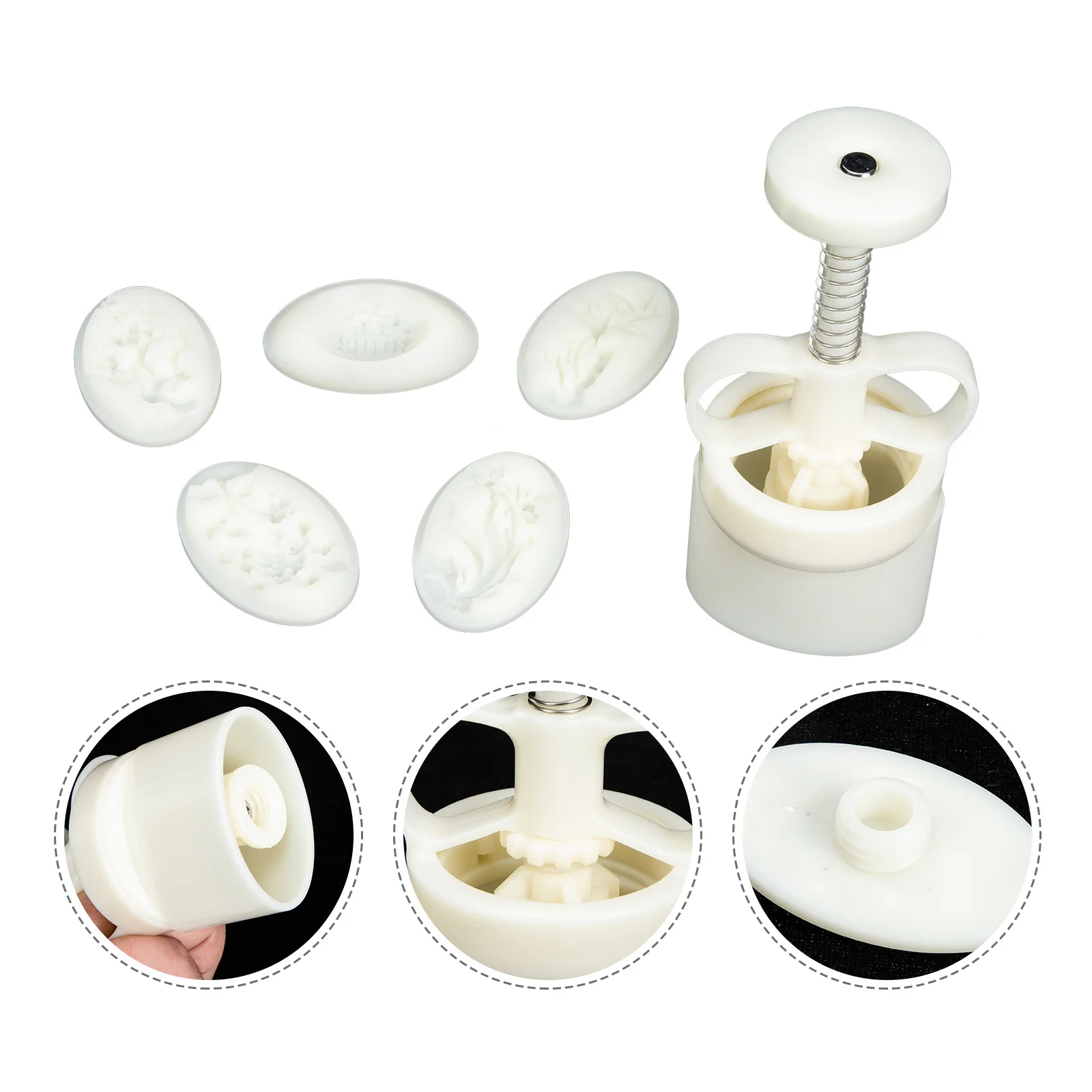 

1Set Green Bean Cake Baking Mold Hand Press Moon Cake Mold for Kitchen DIY Mooncake Molds Baking Tools Mooncakes Molds