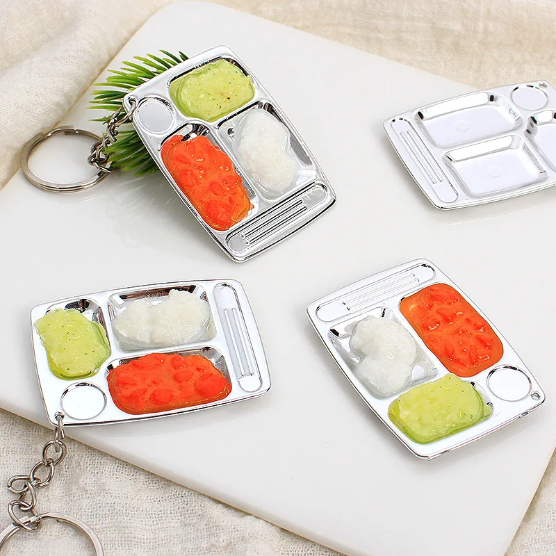 New Keychain PVC Food Model Dollhouse Miniature Scene Decor Car Key Ring Backpack Charm  Wholesale - Image 3