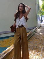 New Slip Tops Fashion Satin Elegant Crop Top Woman 2026 Sleeveless Thin Straps Short Tops For Women Backless Sexy Party Top - Image 4