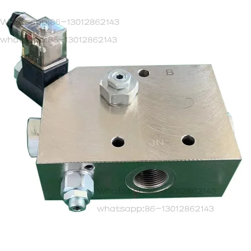 Breaker Hammer Piping System 3/4 Valve 12vdc 24vdc Hydraulic Backhoe Loader Flow Divider Control Valve for Hydraulic Rock