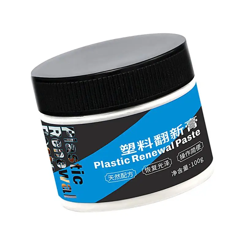 

Back To Black Gloss Coating Paste Car Plastic Trim Rubber Restorer Long-Lasting Black Trim Restorer Auto Rubber Repair Coating