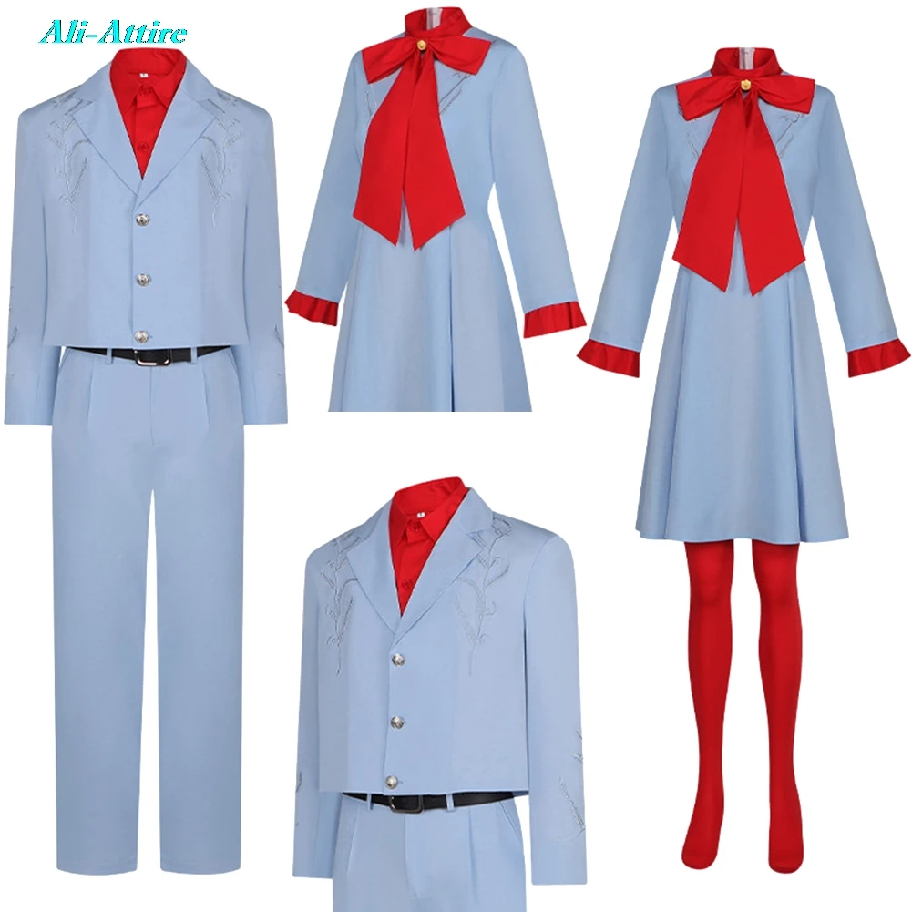 

Костюм для косплея MV Die And A Smile: топ и юбка Бруно Леди, одежда для мужчин и женщин, маскарадный наряд для вечеринок, ролевых игр, Хэллоуина, карнавала