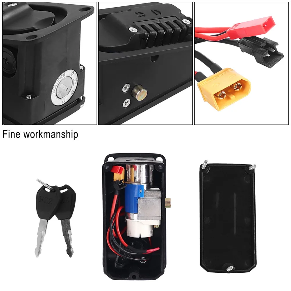 

Electric Bicycle Electric Vehicle Battery Lock Discharge Plate Connector For Engwe Ebike XT60U-M Battery Connection Board Cover
