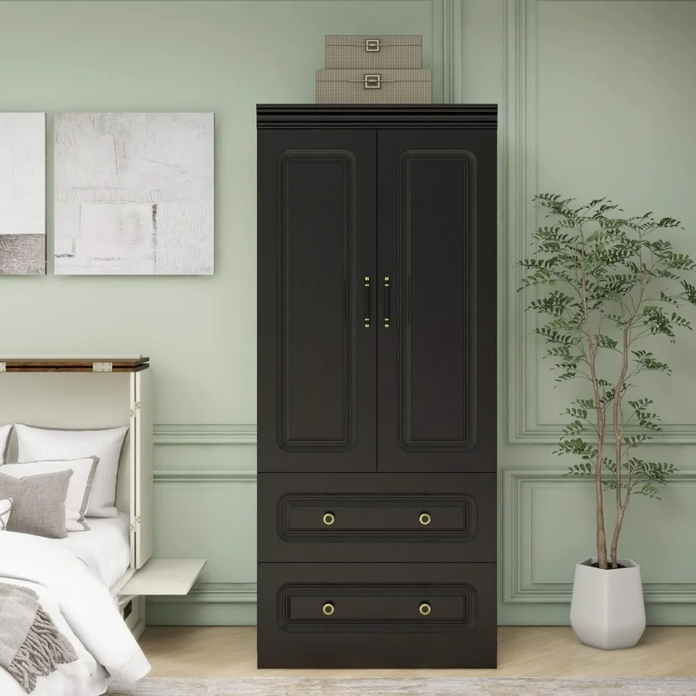 71" H Closet With D…