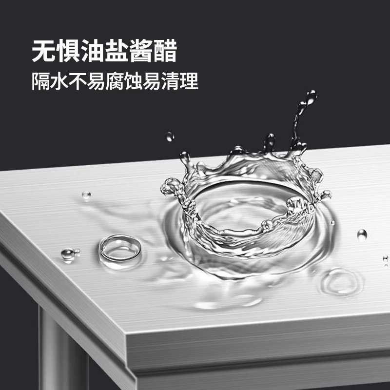 Custom stainless steel sliding door workbench, operation table sliding door, loading table, single-channel and double-channel st