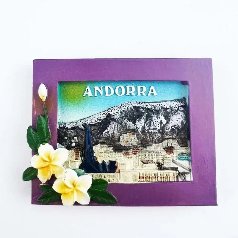 Andorra Fridge Magnets Creative Tourist Souvenirs Fridge Magnetic Stickers Home Decor Wedding Gifts Photo Wall Stickers