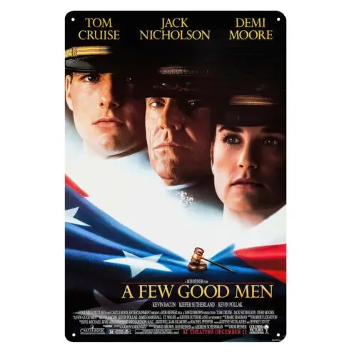 A Few Good Men Movie Metal Poster Tin Sign - 20x30cm Plate  -Aluminum
